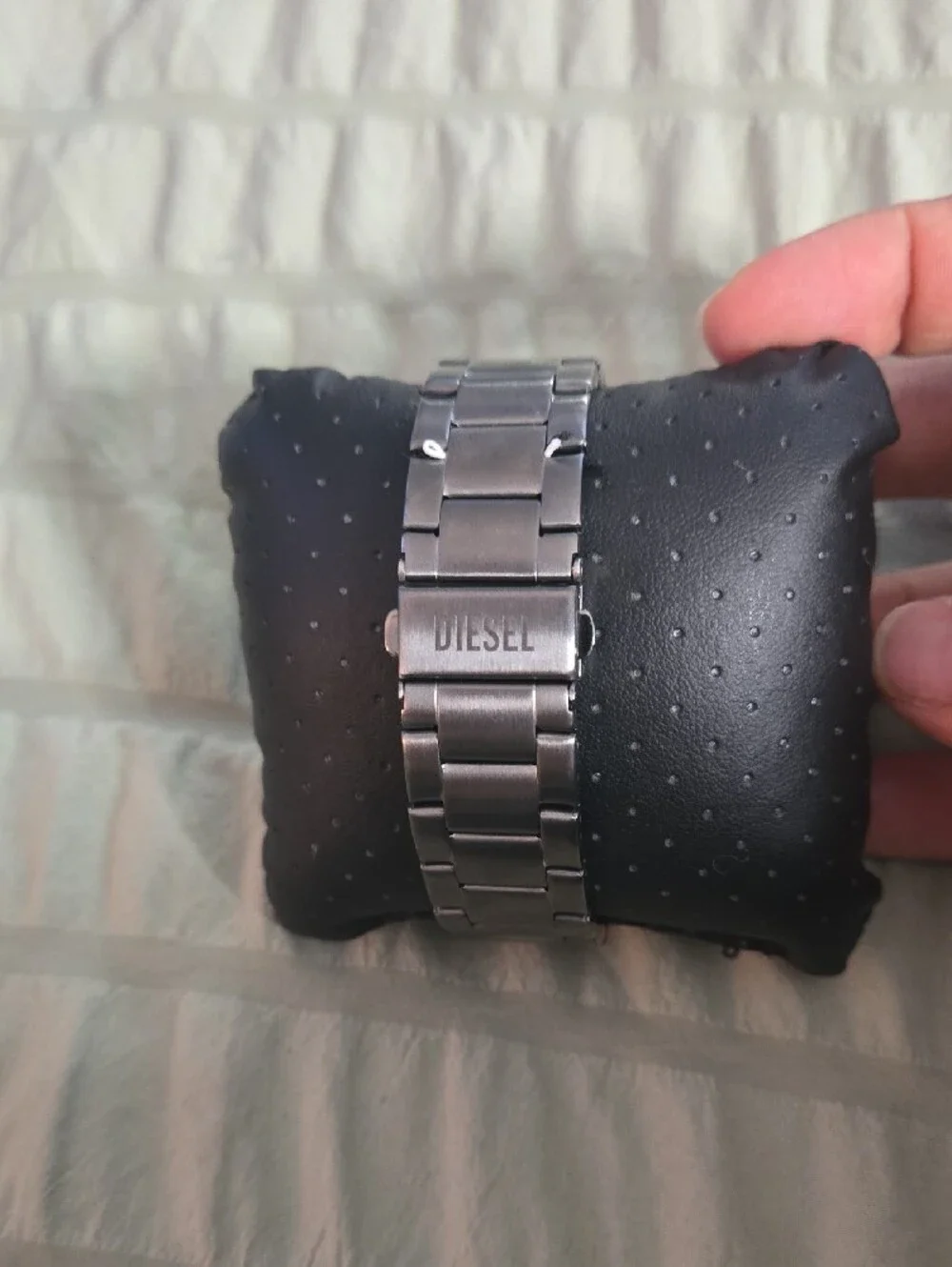 Diesel Black Watch with Gold Accents